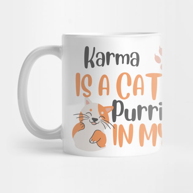 Karma is a cat purring in my lap - Midnights Taylor Swift lyric by OverNinthCloud